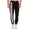 Gcds Jogging Pants With Cute Tape Logo Band In Nero