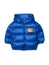 MOSCHINO BABY BLUE DOWN JACKET,MMS015L3A32 40457