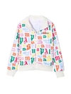Palm Angels Little Kid's & Kid's Monogram Track Jacket In Multicolor