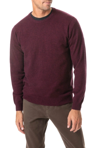 Rodd And Gunn Rodd & Gunn Queenstown Wool & Cashmere Sweater In Claret