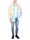 Msgm Reversible Sherpa Jacket In Multicolour