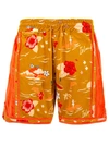 Just Don Hawaiian Graphic Print Shorts
