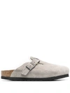 Birkenstock Boston Vl Clogs In Antique White