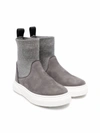 MONTELPARE TRADITION SOCK-STYLE ANKLE BOOTS
