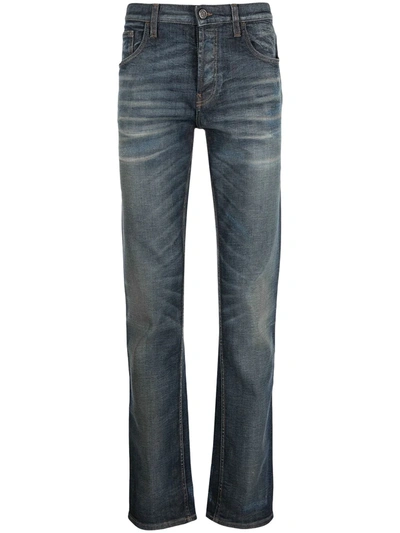 Gucci Straight Leg Jeans In Gold