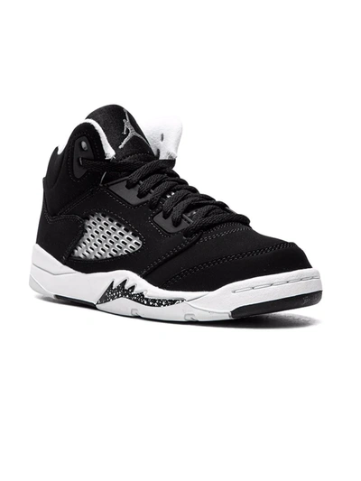 Jordan Air  5 Retro Big Kids' Shoes In Black,white,cool Grey