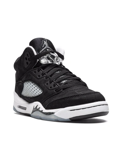 Jordan Air  5 Retro Big Kids' Shoes In Black,white,cool Grey