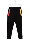 Stella Mccartney Teen Zipped Pocket Track Pants In Black