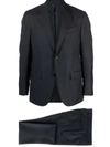 Ermenegildo Zegna Single-breasted Two-piece Suit In Black