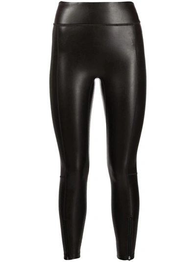 A.l.c Emile Vegan Stretch-leather Skinny Pants In Black