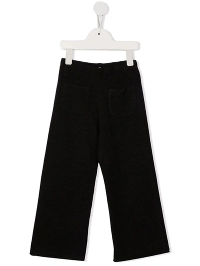 Babe And Tess Kids' Patch Pocket Trousers In Grey