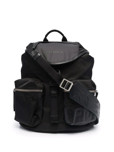 Premiata Lyn Logo-print Backpack In Black