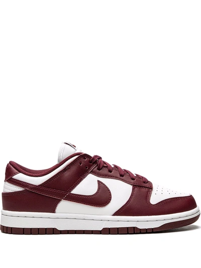 Nike Dunk Low "dark Beetroot" Sneakers In White