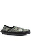 The North Face Green Thermoball Traction V Slippers In Green