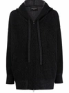 dressing gownRTO COLLINA ZIPPED UP WOOL HOODIE