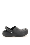 Crocs Classic Lined Clog Sandals In Black Black (black)