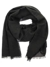 Brunello Cucinelli Sequin-embellished Cashmere-silk Blend Scarf In Black