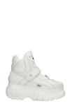 BUFFALO 1348 SNEAKERS IN WHITE LEATHER,BFL1348-14