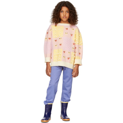 +FISH&KIDS+ DENIM PATCHWORK PANTS