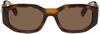 VERSACE TORTOISESHELL MEDUSA BIGGIE SUNGLASSES