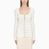 SPORTMAX WHITE RAVELLO CARDIGAN,RAVELLOWO-J-SPORM-001