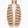 MAX MARA CAMEL LONG CARDIGAN PULLOVER,MIELEWO-J-MAXM-027