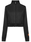 Heron Preston Logo Zip-up Track Jacket In Black