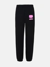 Chiara Ferragni Black Joggers Eyelike Polyester Pants In Black