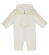 MONCLER BABY EMBROIDERED ONESIE,P00590069