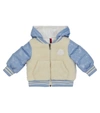 MONCLER BABY FLEECE AND DOWN JACKET,P00590071