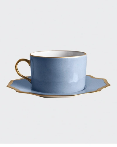 Anna Weatherley Anna's Palette Porcelain Tea Cup In Sky Blue