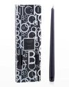 Baobab Collection Candela Candlesticks, Black