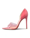 Gianvito Rossi Bree 105mm Pexi Peep-toe D'orsay High-heel Sandals In Ruby Rose
