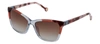 Carolina Herrera Brown Gradient Cat Eye Ladies Sunglasses She844v 06rl 56 In Brown