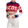 GCDS WOMEN'S JUMPER jumper CREW NECK ROUND  LOGO,CC94W020403-08 XS