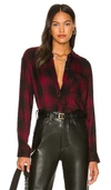 Rails Hunter Button-down Plaid Shirt - Cranberry Ash In Burgundy