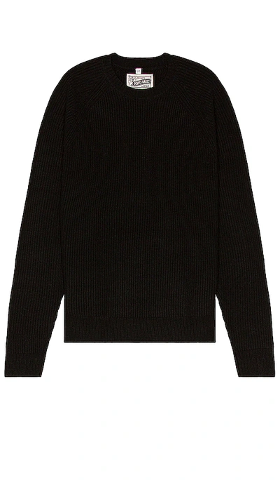 SCHOTT RIBBED WOOL CREWNECK SWEATER,SCHF-MK1