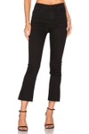 Mother The Insider Crop Distressed High-rise Flared Jeans In Not Guilty