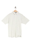 Burnside Classic Short Sleeve Polo Shirt In Heather Ecru