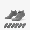 Nike Everyday Plus Cushioned Training No-show Socks In Grey