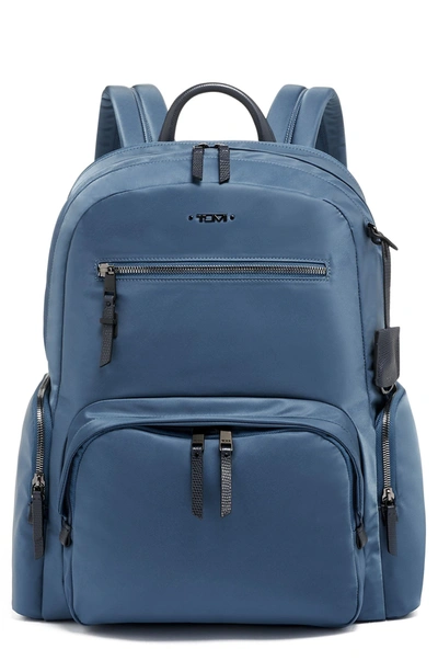 Tumi Voyager Carson Nylon Backpack In Dusty Blue
