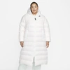 Nike Women's  Sportswear Therma-fit City Series Parka (plus Size) In White