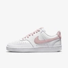 Nike Court Vision Low Women's Shoes In White,pink Oxford