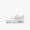 Nike Air Max 90 Ltr Little Kids' Shoes In White,pink Glaze