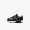 Nike Air Max 90 Baby/toddler Shoes In Black,dark Smoke Grey,iron Grey,chrome