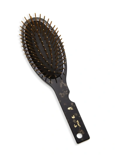 Off-white Meteor Hair Brush In Dark Havana