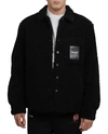 Axel Arigato Black Aspen Teddy Overshirt In Black