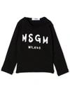 MSGM T-SHIRT WITH PRINT,MS027873 110
