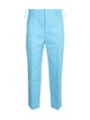 JACQUEMUS LE PANTALON DE COSTUME,216PA003.1250 340 TURQUOISE