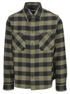 OFF-WHITE OFF WHITE PLAID FLANNEL SHIRT,OMGA133F21FAB0011001